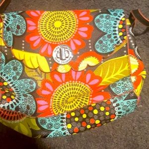 Vera Bradley leather crossbody bag